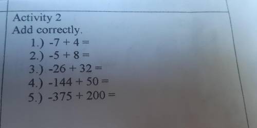Can any one please solve this math activity for me please