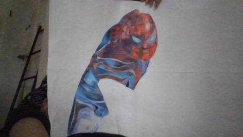 My drawing of spiderman vs the movie spiderman