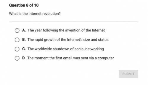 What is the internet revolution?
