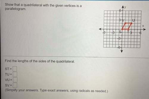 Please find the lengths of the sides of the quadrilaterals... I will mark you brainliest