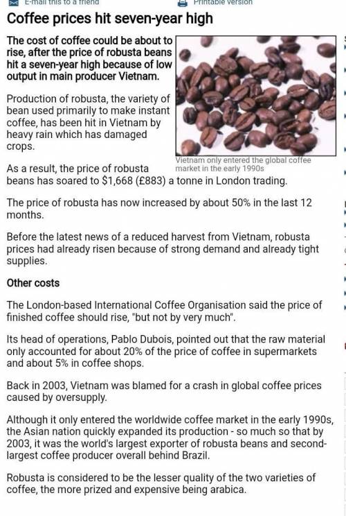 Coffee Prices Hit Seven Year High!! Case study on PED

http://news.bbc.co.uk/2/hi/business/52753