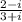 \frac{2 - i}{3 + i}