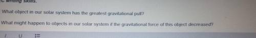 Gravity and inertia check outboth questions please, thank you