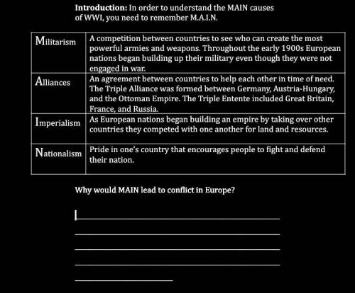 Pls help!! ASAP. this is about ww1.