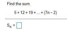 Find the sum of this problem.