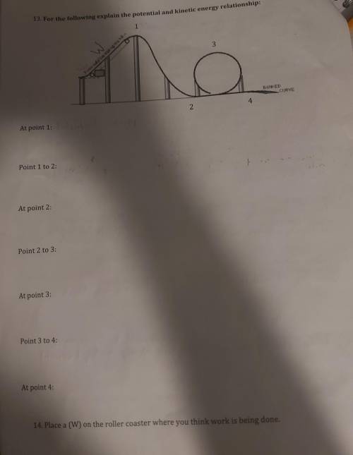 Is the physics, about kinetic and potential energy. With this I need help.