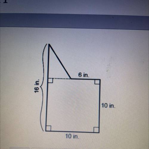What is the area of this figure? 
Enter you answer in the box