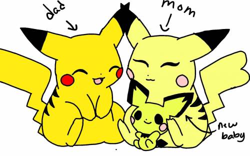 Meet the pikachu family