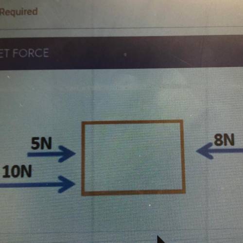 What is the Net Force in the diagram above? __N (newtons)