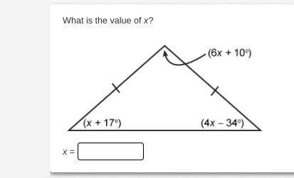 What is the value of X please help Brainliest to the first person.