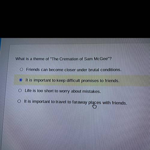What is a theme of The Cremation of Sam McGee?