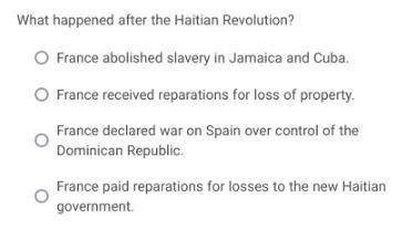 What happened after the Haitian Revolution?