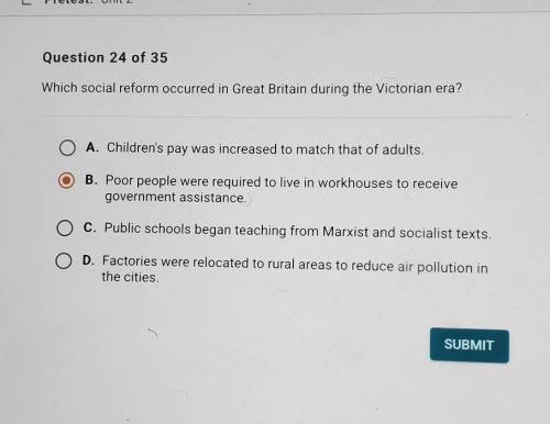 Which social reform occurred in Great Britain during the Victorian era?