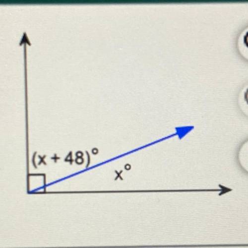 Find the value of x and then identify the measure of each of the angles.