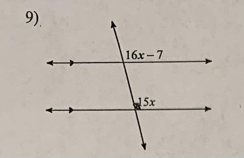 Find the measure of the angle marked and indicated in bold.