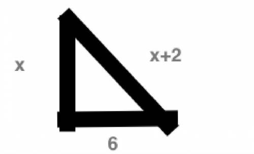 How do you find the value of x on this triangle?