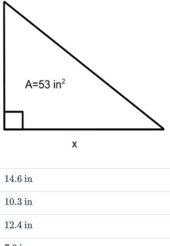 PLEASE HELP. Find the value of x.If necessary, round to the nearest tenth. Picture down below.