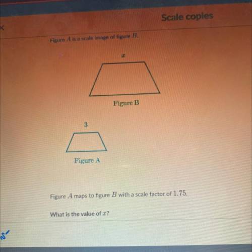 Figure A is a scale image of figure B.
Pls help!!!