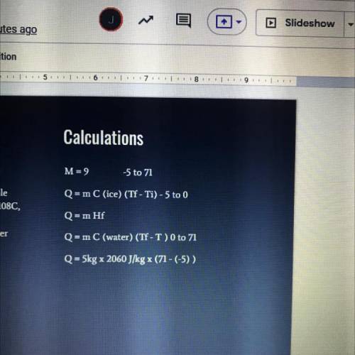 Champurrado - calculations | help me find all the Q’s then plug them in