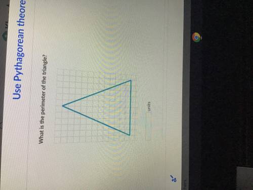 What is the perimeter of the triangle khan academy