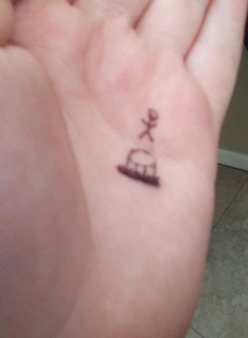 Hi why did I just draw this on my hand