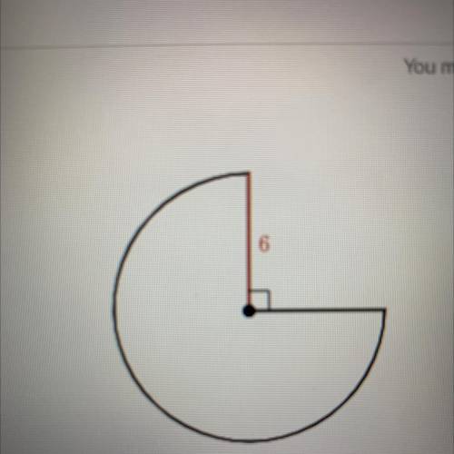 Find the area of the shape.