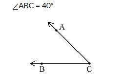 Choose the best representation of the angle. Click on the image until the correct one appears.

AB