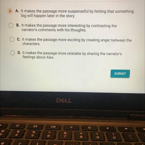 Which statement best evaluates the effect of adding dialogue in the second version of the passage?