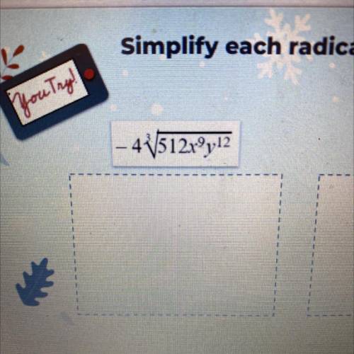 Pls help, simplify radical