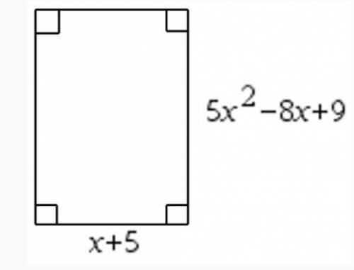 I need the perimeter and area of the rectangle