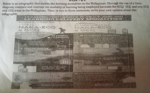 Below is an infographic that tackles the learning modalities in the Philippines. Through the use of