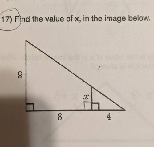 Find the value of X, in the image below