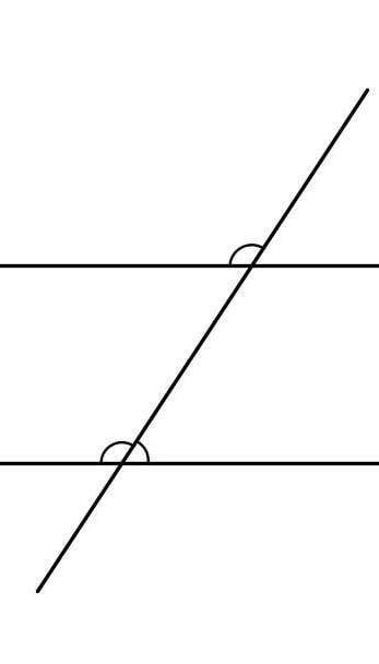 In figure, which two angles are equal and why equal? Which two angles will be 180 degrees by adding