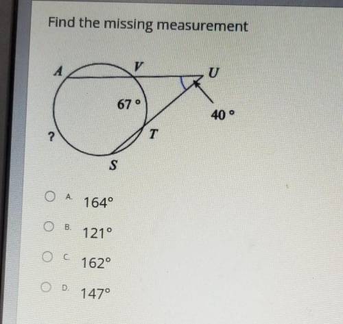 What is the missing measurement