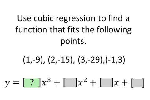 Does anyone know Cubic regression?