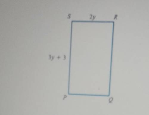 The perimeter of the rectangle below is 76 units. Find the length of side QR. Write your answer wit