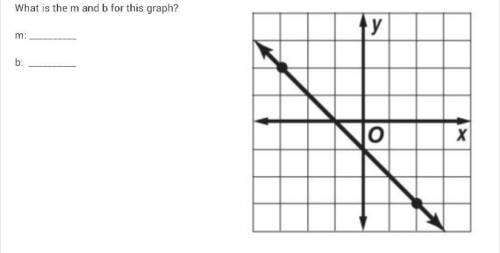 PLEASE HELP ASAP What is the m and b for this graph??