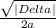\frac{\sqrt{|Delta|} }{2a}