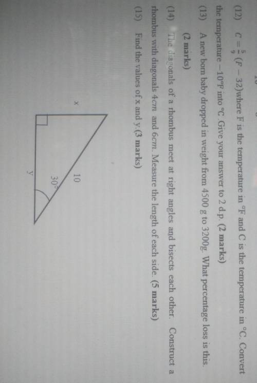 Pls help me answer this 12 to 15 questions