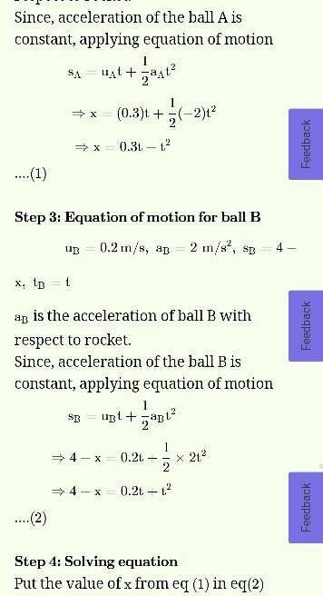 Hey there!

A rocket is moving in a gravity free space with a constant acceleration of 2 −2 along +