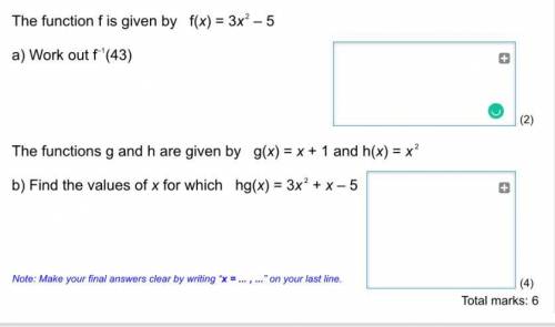 MATHSWATCH FUNCTIONS QUESTION CAN SOMEONE PLEASE HELP ME!!