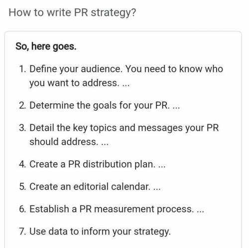 Prepare Public Relations Plan to effectively handle the situation.