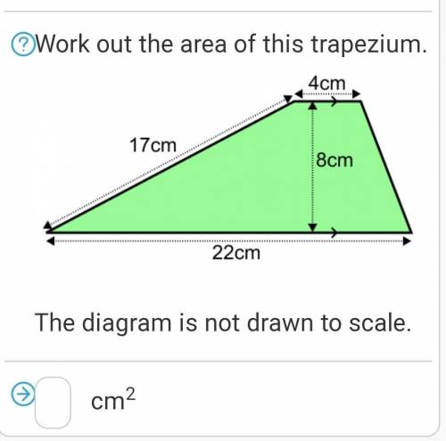 Work out the area of this Trapezium!