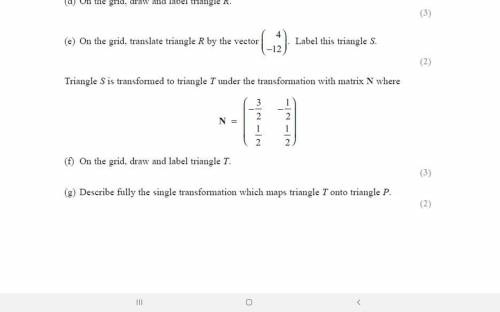 Please solve all the parts of the following question