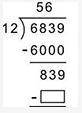 What number should be placed in the box to help complete the division calculation? Long division se