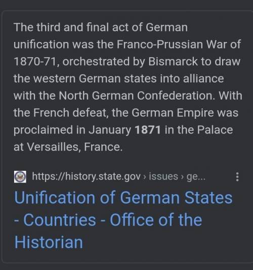 To what extent was German Unification Planned?