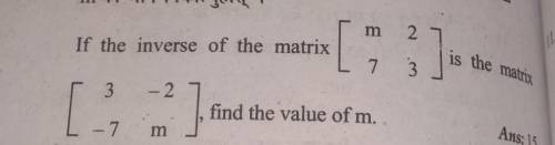 Find the value of m .