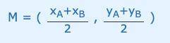 What are the coordinates of the midpoint between the points (3, 4) and (-7, 12)?