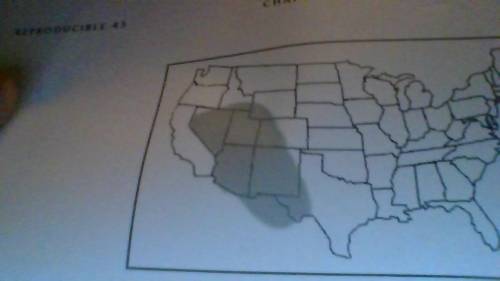 The shaded area represents what American Indian homeland?
