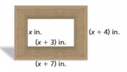 You design the wooden picture frame and paint the front surface.

 
(picture provided)
a. Write a p